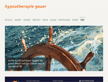 Tablet Screenshot of hypnotherapie-gauer.de